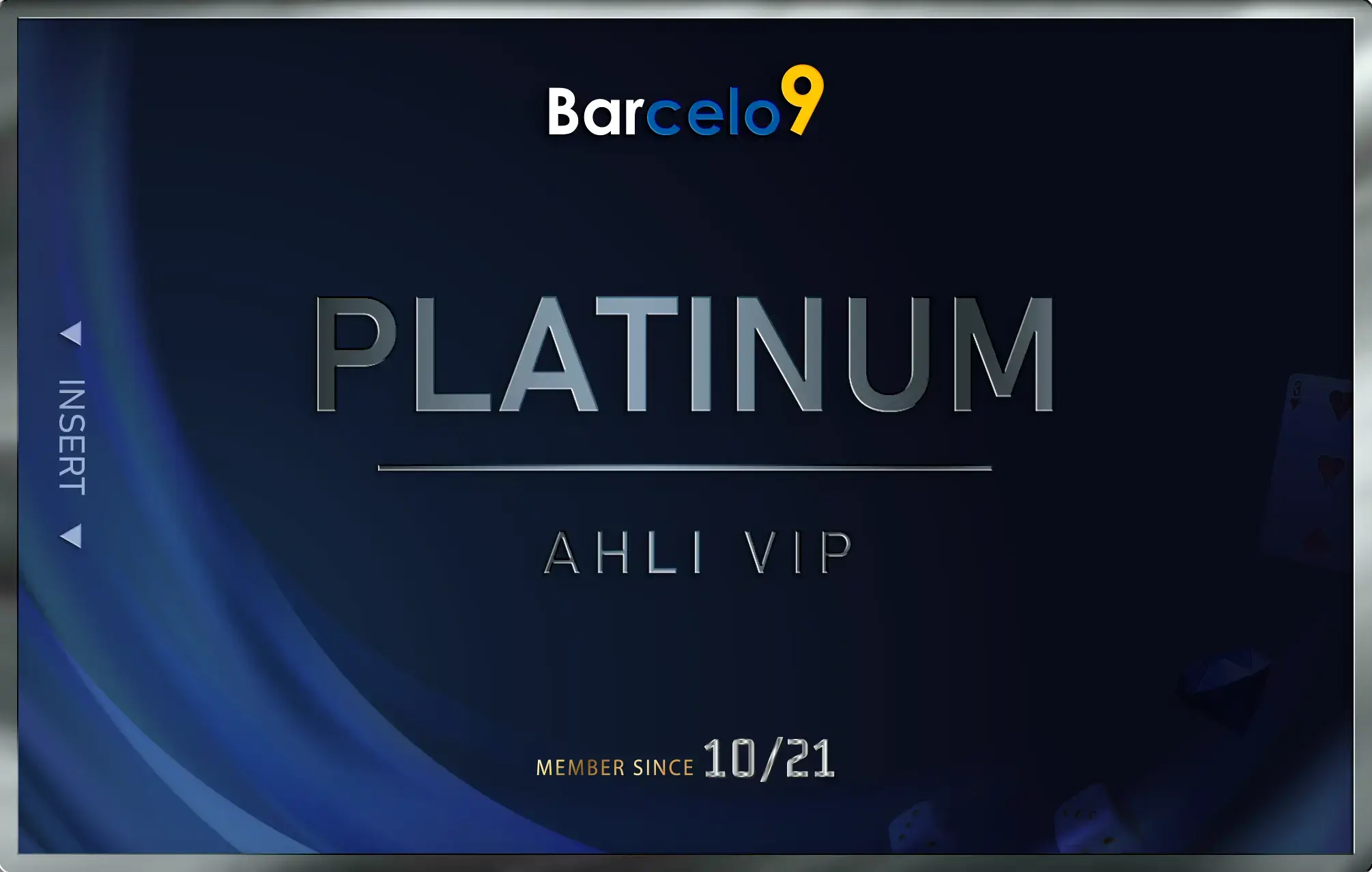 VIP PLATINUM 卡片